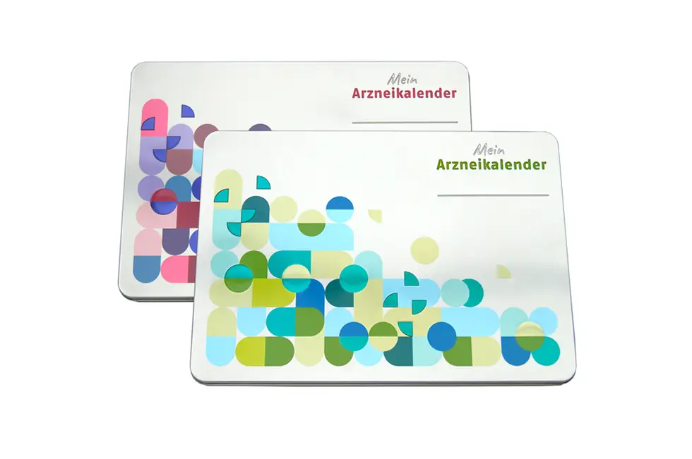 Mein Arzneikalender zur Organisation von Medikamenten